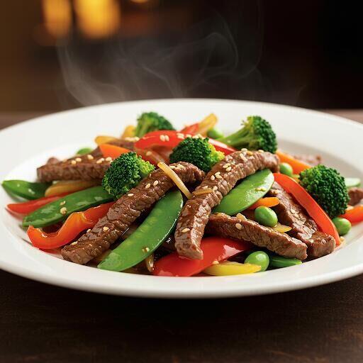 84e. Beef w. Mixed Vegetables