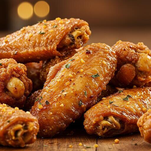 5. Fried Chicken Wings (8) Plain