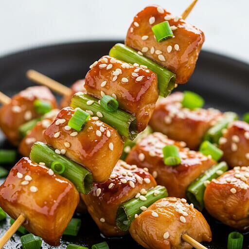 19b. Chicken Teriyaki on a Stick (4)
