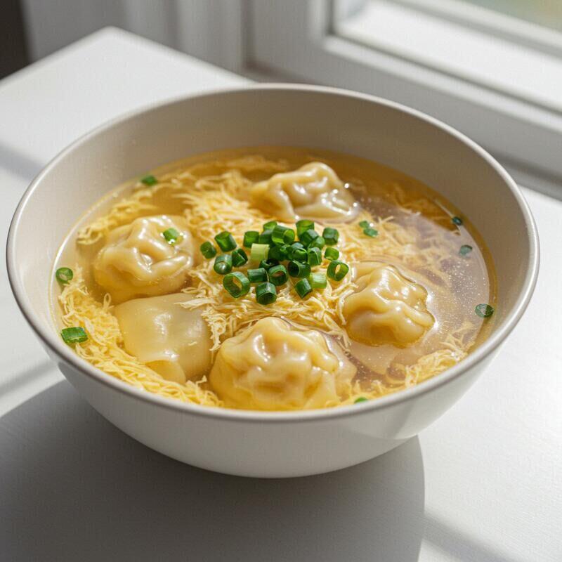 21. Wonton Egg Drop Soup